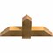 Ekena Millwork Eugene Rough Sawn Timber Gable Bracket, Western Red Cedar, 36"W x 16"H x 4"D x 6"F, 11/12 Pitch GBW036X16X0406EUG00RWR - alternate 5